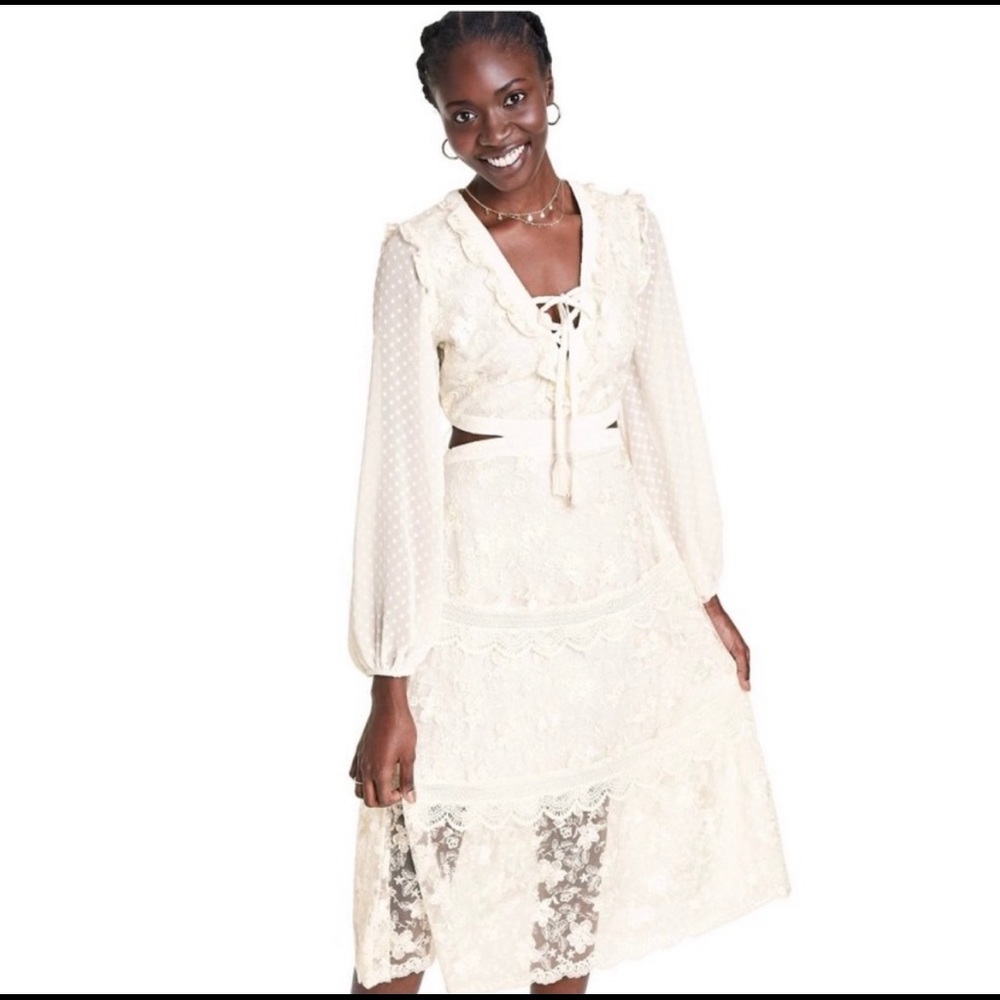 Alexis X Target Cream Lace Dress NWT